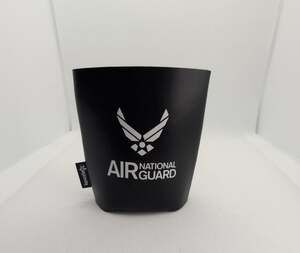 Koozie Air National Guard Can Cooler Black Folding Sleeve